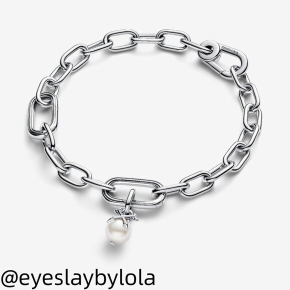 Pandora Pearl & Arrows Mini Dangle Charm - Picture 6 of 6